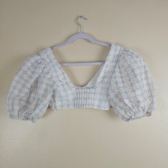 For Love & Lemons Denise Crop Top Size XS - Picture 2 of 6